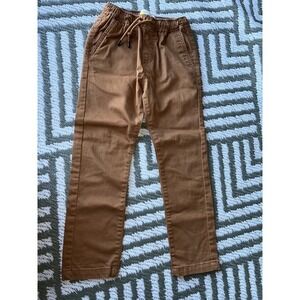 Boys 7Y MINI BODEN KHAKI PANTS